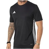 Koszulki męskie - Adidas Koszulka Męska Sportowa Tabela 23 T-shirt Czarna r. 3XL - miniaturka - grafika 1