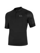 Koszulki sportowe męskie - 4F Koszulka funkcyjna w kolorze czarnym - miniaturka - grafika 1