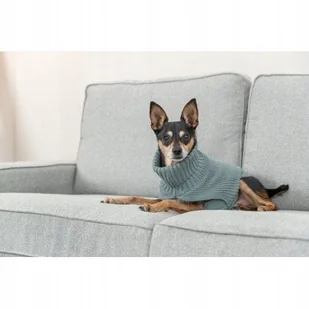Trixie CityStyle Berlin pullover, M: 50 cm, sage - Ubranka dla psów - miniaturka - grafika 1
