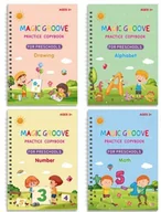 Zabawki sensoryczne - Zestaw Książeczek Edukacyjnych Nauka Pisania Liczenia Rysowania Montessori - miniaturka - grafika 1