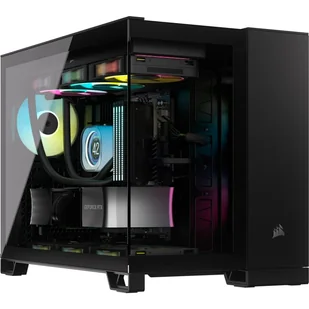 Corsair 2500X RGB Micro Tower Czarny - Akcesoria do komputerów stacjonarnych - miniaturka - grafika 1