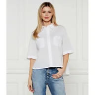 Koszule damskie - Joop! Jeans Koszula Blue Loose fit - miniaturka - grafika 1