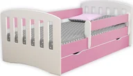 Łóżka dla dzieci i młodzieży - Elior Łóżko dla dziewczynki z materacem Pinokio 2X 80x180 - różowe - miniaturka - grafika 1