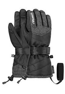 Reusch Baseplate R-TEX XT rękawiczki, czarny/czarny melanż/srebrny, 6,5 - Rękawiczki - miniaturka - grafika 1