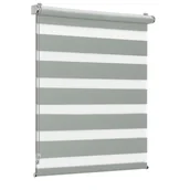 Rolety - Roleta dzień noc Varuna Sage srebrna 86 x 220 cm Inspire - miniaturka - grafika 1