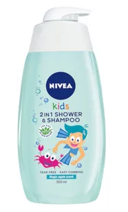 Nivea Kids Magic Apple szampon i żel pod prysznic dla dzieci 500 ml - Kosmetyki kąpielowe dla dzieci - miniaturka - grafika 1
