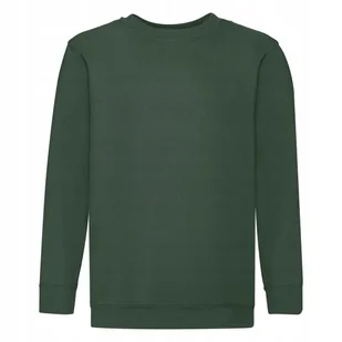 Bluza Dziecięca Set-In Sweat Zielony butelkowy r. 7-8(128) - Bluzy dla dziewczynek - miniaturka - grafika 1
