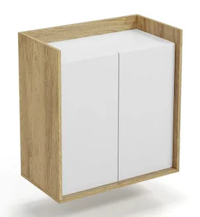 Szafka modułowa dwudrzwiowa hikora + biel alpejska M3-G68 - Szafki do salonu Szafka modułowa dwudrzwiowa hikora + biel alpejska M3-G68 - Szafki do salonu - miniaturka - grafika 1
