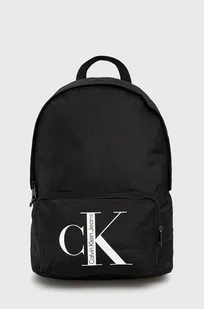 Calvin Klein Jeans plecak damski kolor czarny duży z nadrukiem - Plecaki - miniaturka - grafika 1