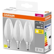 Żarówki LED - Żarówka LED 3 szt. E14 6 W = 60 W 806 lm Ciepła biel Osram - miniaturka - grafika 1