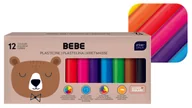 Masy plastyczne - Interdruk, Plastelina 12 kolorów BEBE Friends - miniaturka - grafika 1