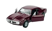 Samochody i pojazdy dla dzieci - WELLY OLD TIMER 1967 PONTIAC FIREBIRD CZERWONY 1:34 43715 - miniaturka - grafika 1