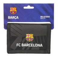 Portfele - FC Barcelona portfel czarny - miniaturka - grafika 1