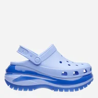 Buty dla dziewczynek - Croksy dziecięce Crocs Classic Mega Crush Clog WCR207988 33-34 Jasnoniebieskie (196265256846) - miniaturka - grafika 1