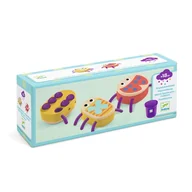 Masy plastyczne - Zestaw z masą plastyczną ROBACZKI DJ09033 - miniaturka - grafika 1