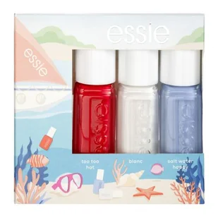 Essie Summer Mini Aquaholic zestaw Lakier do paznokci 5 ml + lakier do paznokci 5 ml Blanc + lakier do paznokci 5 ml Salt Water Happy W Too Too Hot - Lakiery do paznokci - miniaturka - grafika 1