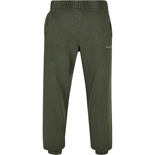 Spodenki męskie - Urban Classics Męskie spodnie do biegania Small Embroidery Sweatpants Bottlegreen S, zielony butelkowy, S - grafika 1