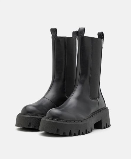 RAID ZAYLAH BUTY DAMSKIE CZARNE KOZAKI NA PLATFORMIE 40 4CA