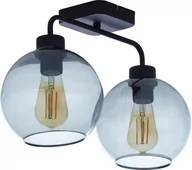 Lampy sufitowe - TK Lighting Bari 4021 plafon lampa oprawa sufitowa 4x60W E27 czarna / grafit - miniaturka - grafika 1