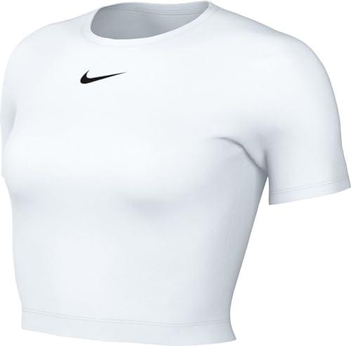 Nike FB2873-100 W NSW Tee ESSNTL Slim CRP LBR T-Shirt Damski Biały Rozmiar 2XL, biały, XXL