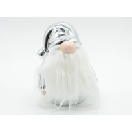 Ozdoby bożonarodzeniowe - Figurka ceramiczna Skrzat srebrny - miniaturka - grafika 1