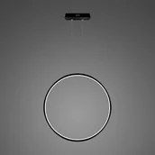 Lampy sufitowe - Altavola Design lampa wisząca Ledowe okręgi No 1 80cm czarny in 4k LA073/X_80_in_4k_black - miniaturka - grafika 1