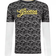 Koszulki dla chłopców - Guess Longsleeve | Regular Fit - miniaturka - grafika 1