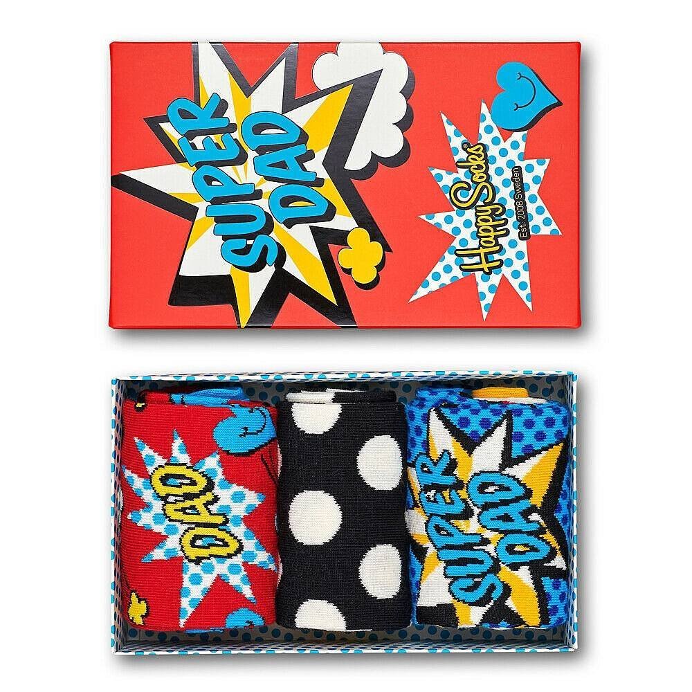 Zestaw skarpetek Gitfbox Happy Socks 3-pak - XFAT08-4300 - 41-46