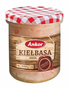 Ankor Kiełbasa Szefa słoik 300g - Pasztet i przetwory mięsne - miniaturka - grafika 1