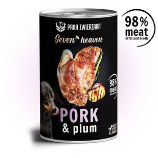 Paka Zwierzaka Seventh heaven Schab ze śliwką pork & plum) 400g - Mokra karma dla psów - miniaturka - grafika 1