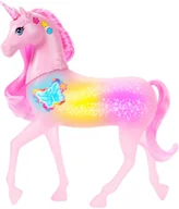 Lalki dla dziewczynek - Lalka Barbie Barbie Sparkle Lights Unicorn - Magiczny jednorożec z dźwiękami i światełkami JCP78 - miniaturka - grafika 1