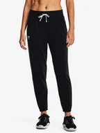 Spodnie sportowe damskie - Damskie dresy Under Armour  Rival Terry Jogger-BLK S - miniaturka - grafika 1