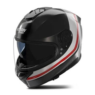 Kask Integralny Nolan N80-8 Incline Czarno/Antracytowy/Biały/Czerwony błyszczącyS - Kaski motocyklowe Kask Integralny Nolan N80-8 Incline Czarno/Antracytowy/Biały/Czerwony błyszczącyS - Kaski motocyklowe - miniaturka - grafika 1
