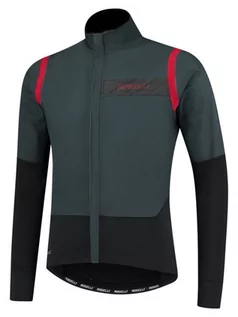 Kurtki męskie - Męska Kurtka Rowerowa Rogelli Winterjacket  Infinite | Grey/Black/Red - Rozmiar L - grafika 1