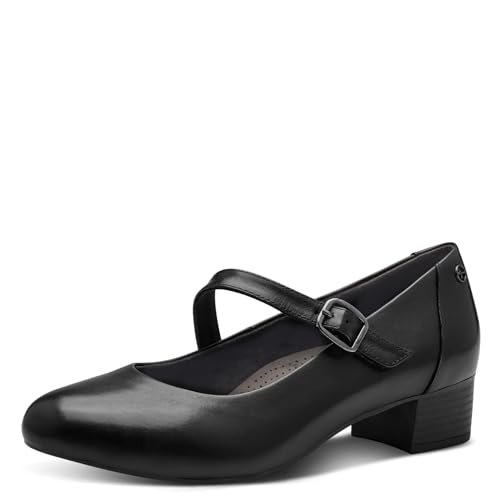 Tamaris Damskie czółenka Comfort z paskiem 8-82301-43, czarny, 42 EU Weit
