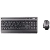 Zestawy myszka + klawiatura - Hama MKB KMW-600 Plus (czarny-antracyt) - miniaturka - grafika 1