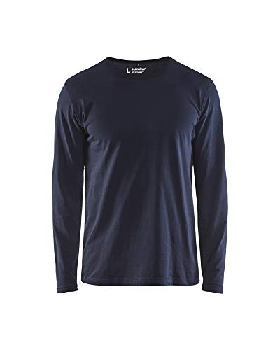 Blakläder 350010428600M T-shirt z długim rękawem rozmiar M w kolorze ciemnoniebieskim, M
