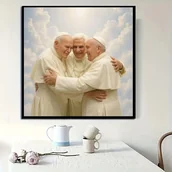 Rękodzieło - TEMU DIY Beginner 5D Kit do malowania diamentów - Design Hugging, okrągłe diamenty akrylowe na płótnie, idealne do dekoracji salonu i sypialni, - miniaturka - grafika 1