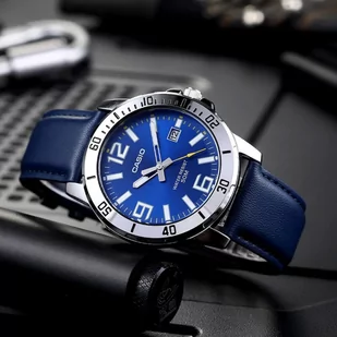 Zegarek ZEGAREK MĘSKI CASIO MTP-VD01L-2BV (zd169a) + BOX - Zegarki męskie - miniaturka - grafika 2