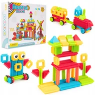 Klocki - Coil klocki konstrukcyjne zestaw 144 el.elementy dla dzieci jeżyki - miniaturka - grafika 1