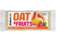 Batony proteinowe - Biotech USA Oat&amp;Fruits 70g PRZEKASKA OWSIANA - miniaturka - grafika 1