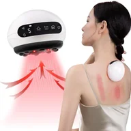 Masażery - Inteligentne urządzenie do terapii bańką Gua Sha elektryczna bańka masażer led - miniaturka - grafika 1