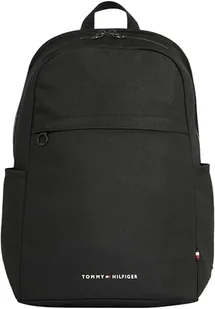 Tommy Hilfiger Męski plecak TH Element, czarny, jeden rozmiar, Czarny, rozmiar uniwersalny - Plecaki - miniaturka - grafika 1
