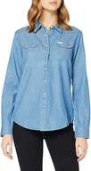 Koszule damskie - Koszula Damska Lee Western Shirt Washed Blue L516Bilr-Xs - miniaturka - grafika 1
