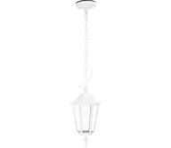 Lampy ogrodowe - Lampa wisząca zewnętrzna na łańcuchu 1xE27/60W/230V IP44 biała - miniaturka - grafika 1