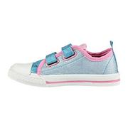 Buty dla dziewczynek - Cerdá Zapatilla Loneta Baja Frozen wysokie sneakersy dziewczęce, niebieski - Blau Azul C37-24 EU - miniaturka - grafika 1