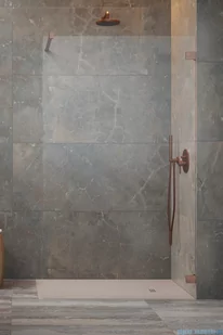 Radaway Essenza Pro Brushed Copper 60x200 kabina Walk-in szczotkowana miedź 10103060-93-01 - Kabiny prysznicowe - miniaturka - grafika 1