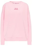 Swetry damskie - myMo Damski sweter oversize blond, różowy, L, Rosa, L - miniaturka - grafika 1