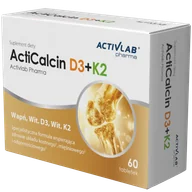 Witaminy i minerały - Activlab Pharma ActiCalcin D3+K2, 60 tabletek - miniaturka - grafika 1