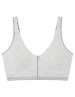 Koszulki i topy damskie - Women'secret Fantastic Biustonosz Halter Postoperacyjny Bawełna Szary Damski, Średni szary, 85B - miniaturka - grafika 1
